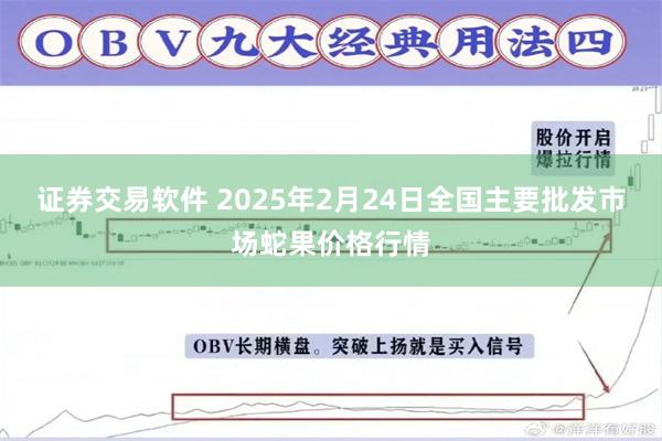 证券交易软件 2025年2月24日全国主要批发市场蛇果价格行情